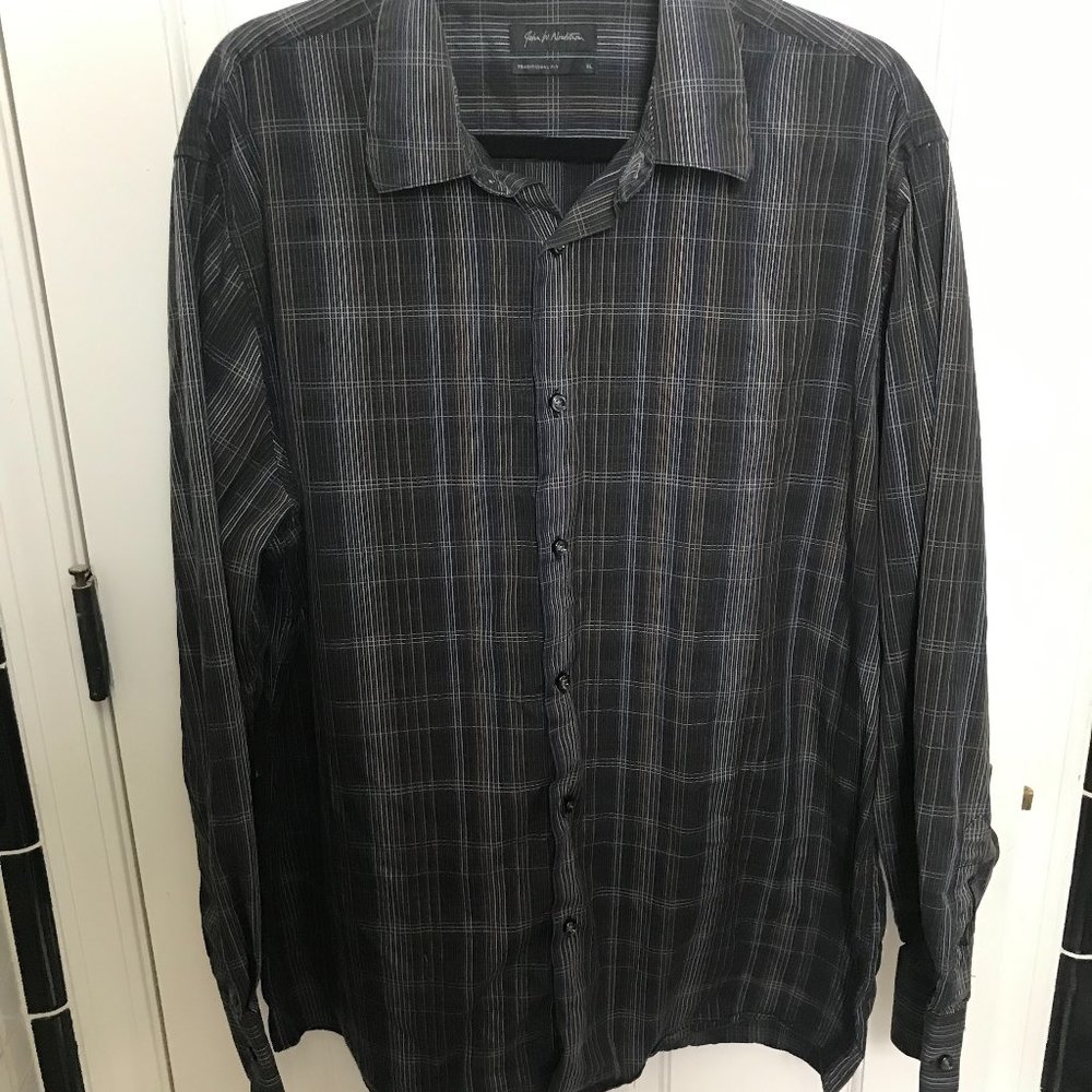100% Egyptian Cotton Nordstrom Plaid Button Down